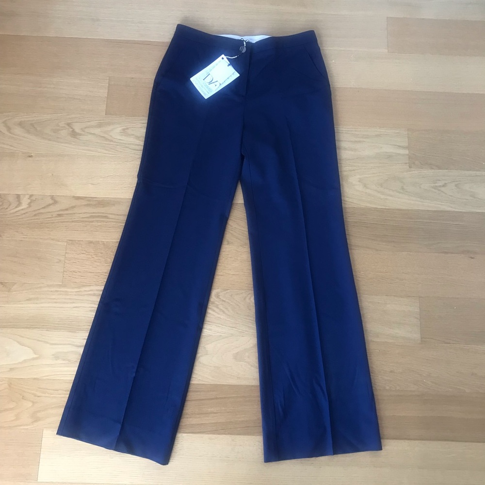 Diane Von Furstenberg Navy Pants Size 10